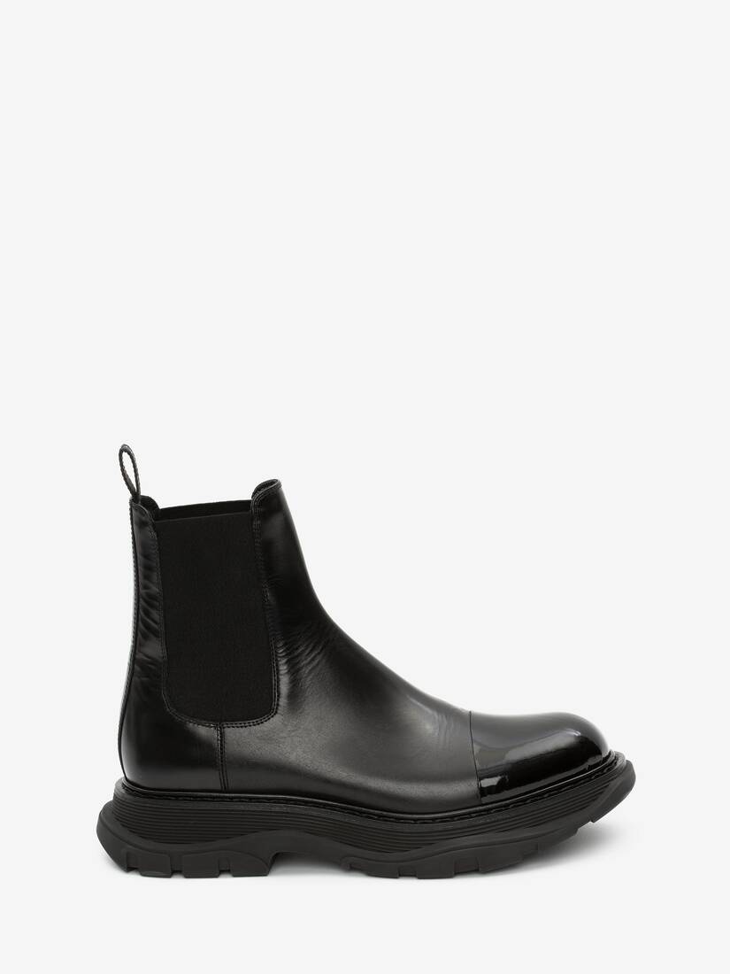 Botas Alexander McQueen Tread Chelsea Hombre - Negros - Mexico 385-QHOZGD